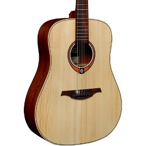 Lag Guitars Tramontane T70D Dreadnought Acoustic Guitar Satin Natural - 1 of 4