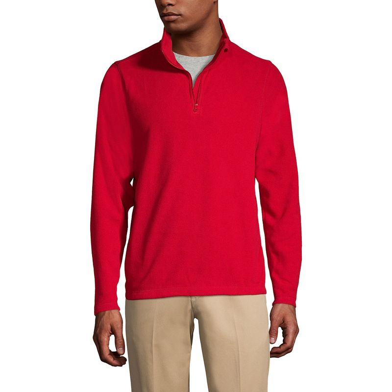 School Uniform Young Men's Lightweight Fleece Quarter Zip Pullover, 3 of 5