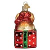 Old World Christmas 3.75 In Golden Puppy Surprise Ornament Dog Present Tree Ornaments - 2 of 3