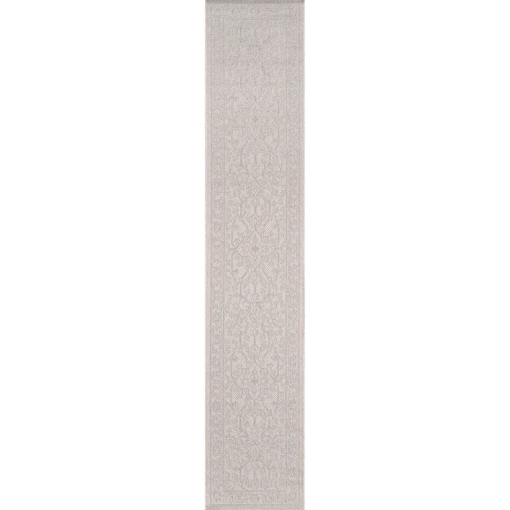  Runner Downeast Boothbay Machine Made Polypropylene Rug Gray