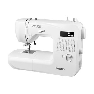 Folding Computerized Sewing Machine – 60 Built-In Stitches, LED Screen, Foot Pedal, Heavy-Duty Frame - 1 of 4