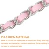 Unique Bargains Leather Iron Flat with Buckles Shoulder Bag Handbag Chains - 4 of 4