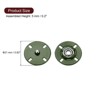 Unique Bargains Alloy Invisible Durable High Hardness Buckle Fasteners Press Studs Buttons 5 Pcs - 2 of 4