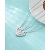 Matching Best Friend Necklaces – Split Heart Set for 2 or 3 (Gifts for Women, Daughter, Sister) - 4 of 4