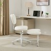 GDFStudio Hazlitt Ergonomic Cross-Legged Adjustable Swivel Chair with Wheels - 2 of 4
