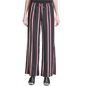 Calvin Klein Womens Striped Casual Wide Leg Pants - 1 of 1