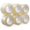 Sure-Max Extra-Wide Shipping & Packing Tape (3" x 110 yard/330' each) - Moving & Adhesive Carton Sealing - 2.0mil Clear - 6 Rolls - image 2 of 4