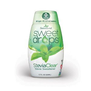 Sweetleaf Steviaclear Sweet Drops, 1.7 Oz – Liquid Stevia Sweetener - 1 of 4