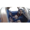 1955 Mercedes-Benz 300 SLR "Uhlenhaut Coupe" Silver with Blue Interior 1/18 Diecast Model Car by CMC - 3 of 4