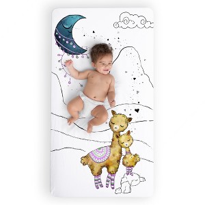 JumpOff Jo - 100% Cotton Fitted Crib Sheet, Super Soft, for Standard Crib Mattresses and Toddler Beds - 1 of 4