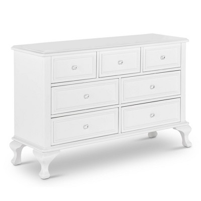 White Double Dresser with Felt Lined Drawers
