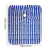 Unique Bargains Fashion Hair Cutting Cape 60.24"x54.72" Blue White 1 Pc - 4 of 4