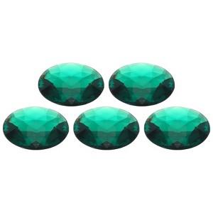 Unique Bargains Acrylic Flat Back Diamond Gems Bead for Face Painting DIY Crafts 5 Pcs - 1 of 4