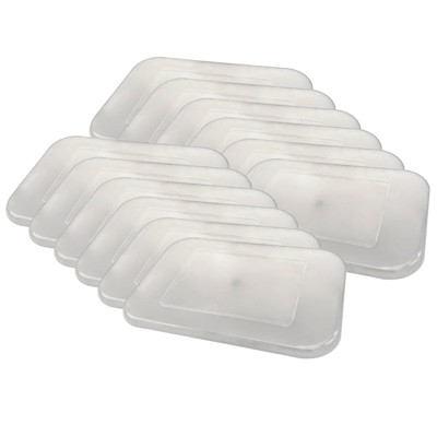 Teacher Created Resources® Clear Plastic Storage Bin Lid - Small, Pack of 12
