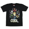 Seven Times Six Lego Ninjago Movie Boys' Martial Arts Be Cool Fool Graphic Print T-Shirt Kids Black - 3 of 4