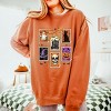 Simply Sage Market Coquette Halloween Stamps Lightweight Garment Dyed Sweatshirt - 3 of 4