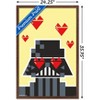 Trends International Star Wars: Saga - Vader Hearts Framed Wall Poster Prints - 3 of 4
