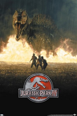 Trends International Jurassic Park 3 - Run Framed Wall Poster Prints ...