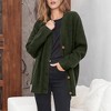 Clearlove Women's Cardigan Sweaters Open Front Oversized Button Lightweight Casual Sweaters V Neck Loose Cardigans Knit Outwear. - 2 of 4