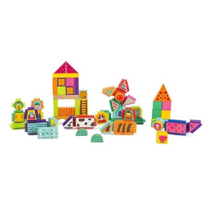 childrens wooden play blocks