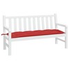 vidaXL Bench Cushion Outdoor Water Repellent Bench Cushion Pad Oxford Fabric - Red 59.1" x 19.7" x 2.8" - 3 of 4