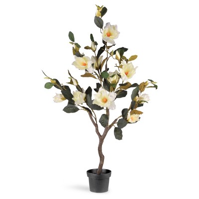 Artificial Magnolia Tree Cream 4' - National Tree Company