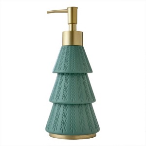 SKL Home Winter Pines Lotion/Soap Dispenser Green - 1 of 3