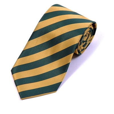 College Striped Colored Woven Tie Collection