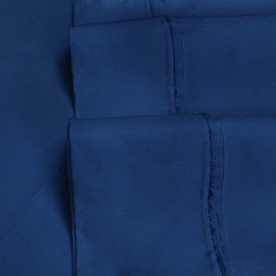 Navy Blue King Egyptian Cotton Deep Pocket Sheet Set