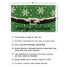 RugSmith Green Machine Tufted Holiday Merry Christmas Snow flakes Doormat - 3 of 4