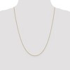 Black Bow Jewelry 0.8mm 14k Yellow Gold Loose Rope Chain Necklace - 2 of 4