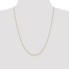 Black Bow Jewelry 0.8mm 14k Yellow Gold Loose Rope Chain Necklace - image 2 of 4