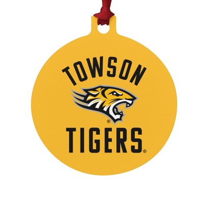 Towson University Tigers Aluminum Holiday Christmas Tree Ornament