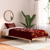 Deny Designs Twin/ Twin Extra Long Jessica Molina Making Spirits Bright Holiday Comforter and Pillow Sham Orange - 2 of 4