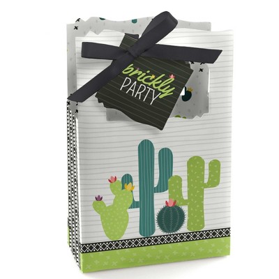 Big Dot of Happiness Prickly Cactus Party - Fiesta Party Favor Boxes - Set of 12