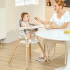 BabyBond Convertible Wooden Baby High Chair - 11 in 1 Design for High Chair, Booster Seat, Toddler Chair - Double Tray, 5-point Harness - 2 of 4