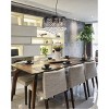 Elegant Lighting Tully 6 lights pendant in black - 2 of 4
