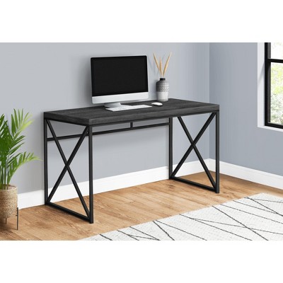 Monarch Natural Reclaimed Wood Look Reversible Computer Desk