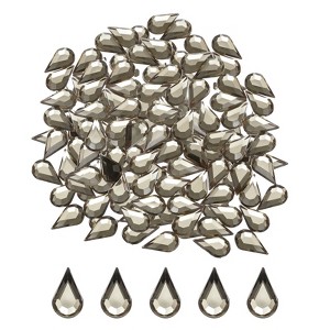 Unique Bargains Flat Back Artificial Rhinestones for Wedding DIY Craft Party 200 Pcs - 1 of 4