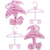 Pink Full-Outfit Hanger 24pk Compatible with 18" American Girl Dolls - Holds Tops & Bottoms, Dresses & Pants - Christmas Stocking Stuffer - 4 of 4