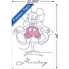 Trends International Disney Simple Moments Line Art - Mickey Mouse Unframed Wall Poster Prints - 3 of 4