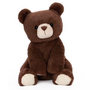 GUND Finley Teddy Bear, Premium Stuffed Animal for Ages 1 and Up, Chocolate Brown, 13” - 1 of 4