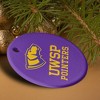 University of Wisconsin-Stevens Point Pointers Logo Porcelain Holiday Christmas Tree Ornament - 4 of 4