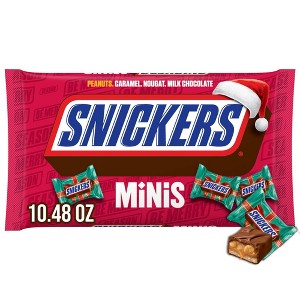 Snickers Christmas Minis Chocolate Candy Assortment - 10.48oz - 1 of 4