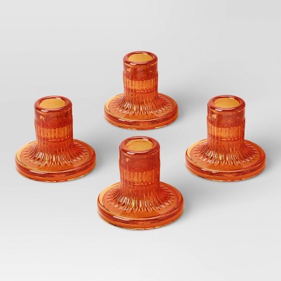 4pk Glass Taper Candle Holder - Room Essentials™