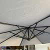 PAGED 10FT Offset Patio Umbrella Outdoor Market Umbrella with Tilt, Crank and 8 Ribs for Garden, Poolside, Base Not Included - 3 of 4