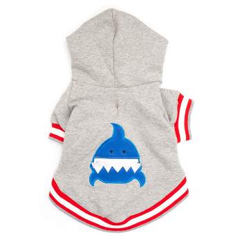 The Worthy Dog Shark Dog Sweatshirt Hoodie