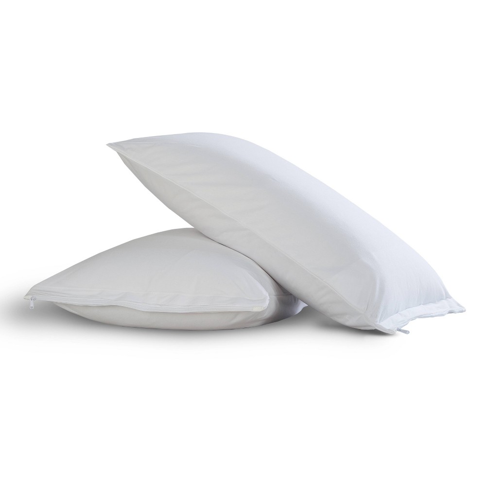 Photos - Pillowcase Standard 2pk Easy Care Pillow Protector with Bed Bug Blocker - Fresh Ideas