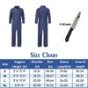Itopfox Adult Halloween Killer Costume-Dark Navy Coverall with Toy Knife, Halloween Ends Cosplay, Michael Killers Costume Set - 4 of 4