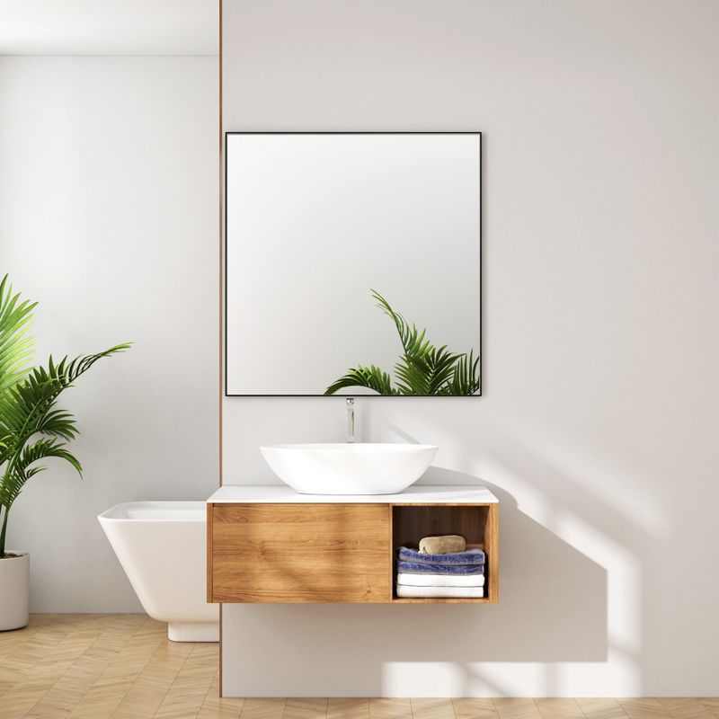 Organnice Aluminum Frame Bathroom Vanity Mirror, 3 of 10